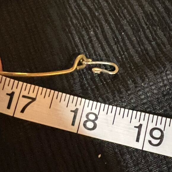 Vintage 70s 80s Style Copper Patina Boho Spiral Swirl Choker Necklace - Picture 3 of 6